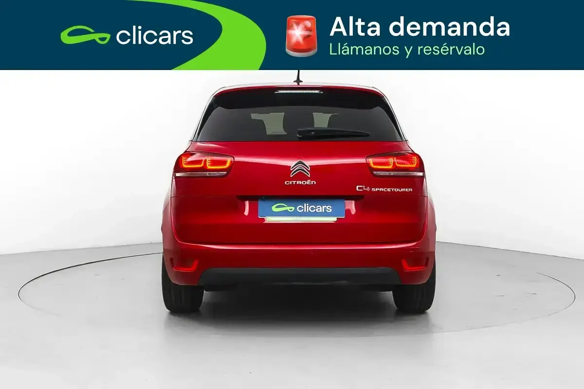 Usado Citroën C4 SpaceTourer Feel 120 CV (88 kW) 2018 Rojo Monovolumen