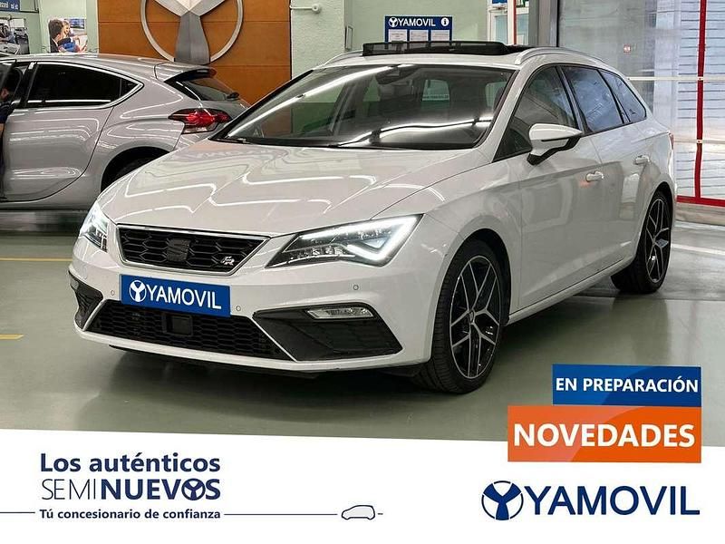 Blanco Usado 2018 Seat Leon ST FR Familiar | 17.950 € (Precio justo) - Imagen 1/4