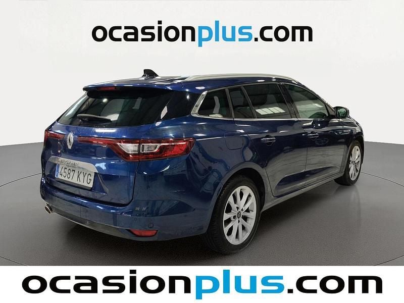 Usado Renault Mégane GrandTour Zen 140 CV (102 kW) 2019 Azul Familiar