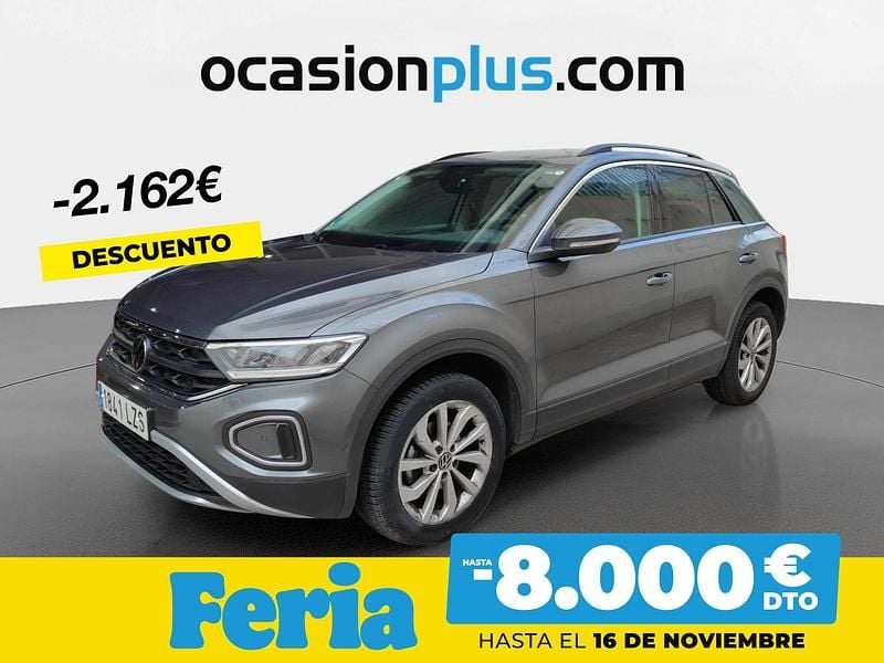 Gris Usado 2022 VW T-Roc Life SUV | 23.790 € (Precio justo) - Imagen 1/4