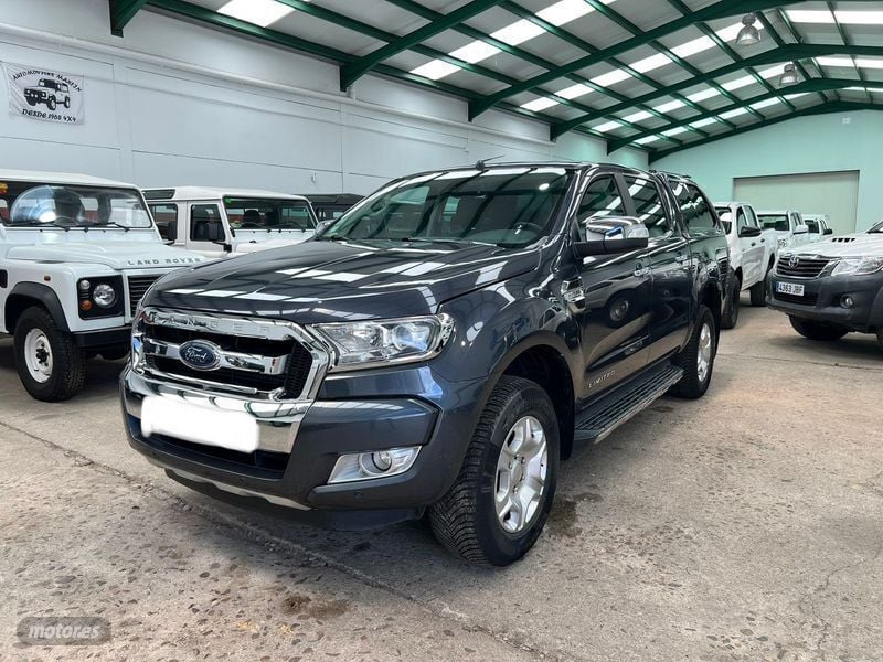 Azul Usado 2016 Ford Ranger Limited Recogida | 23.500 € (Buen precio) - Imagen 1/4