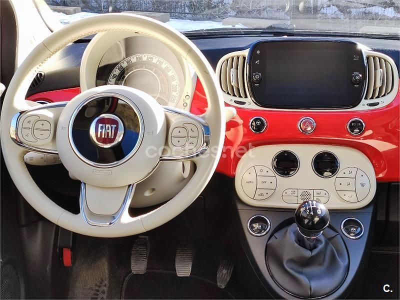 Usado Fiat 500 Lounge 69 CV (50 kW) 2017 Rojo Berlina