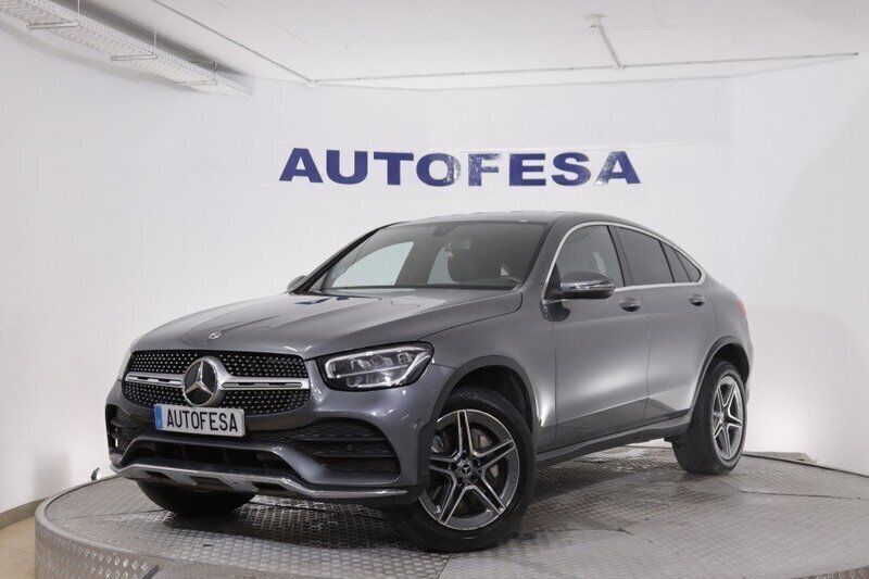 Plateado Usado 2021 Mercedes GLC300e AMG line Coupe | 43.900 € (Super precio) - Imagen 1/4
