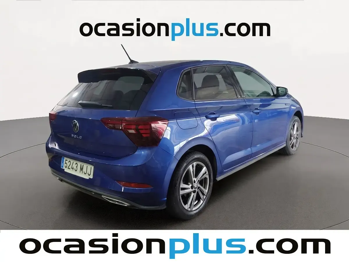 Usado VW Polo R-line 95 CV (69 kW) 2023 Azul Utilitario