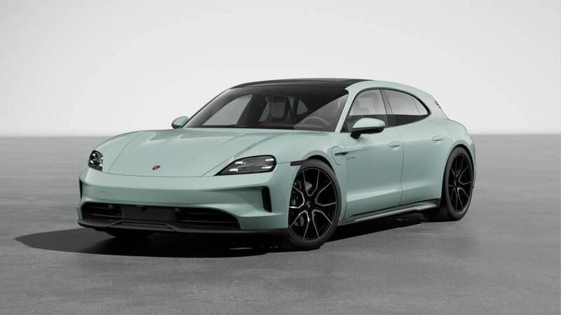 Verde shade metalizado Nuevo 2024 Porsche Taycan Sport Turismo Berlina | 152.627 € - Imagen 1/4