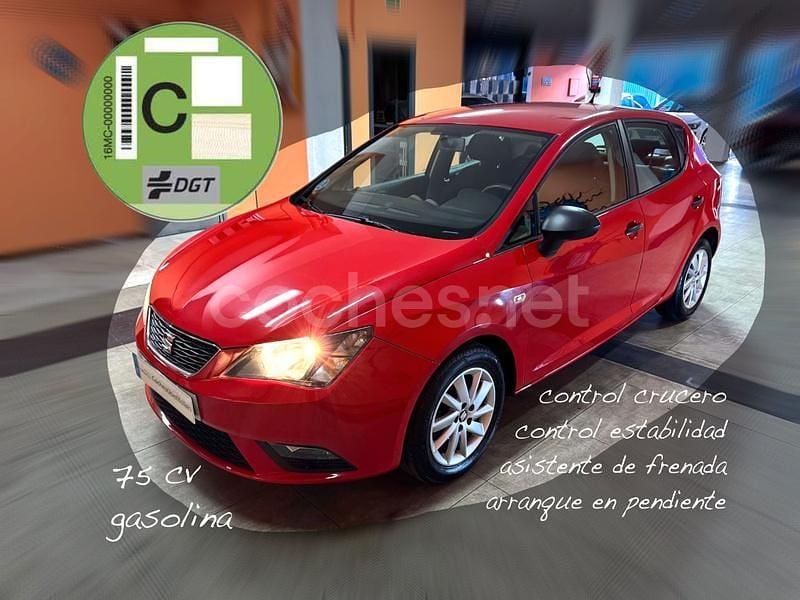 Rojo Usado 2016 Seat Ibiza Reference Berlina | 7950 € (Precio justo) - Imagen 1/4
