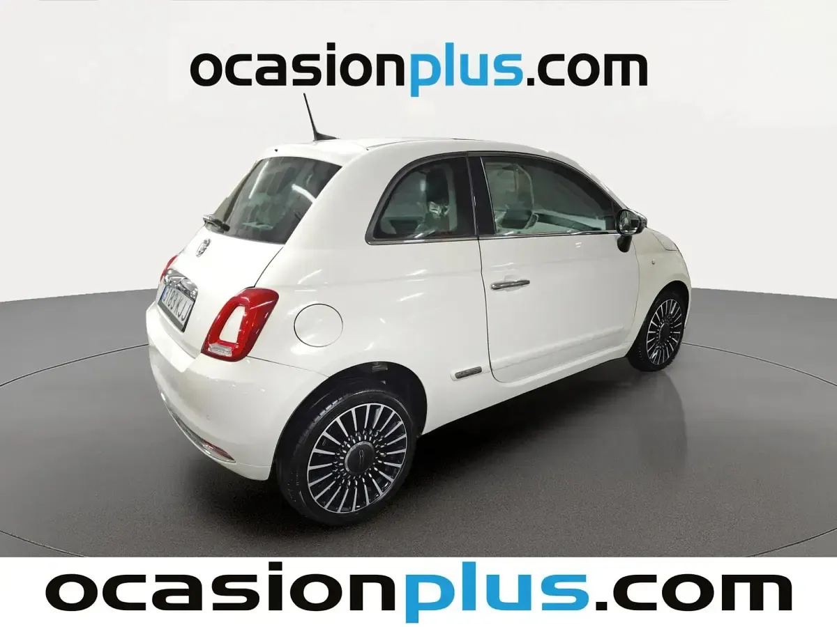 Usado Fiat 500 Lounge 69 CV (50 kW) 2018 Blanco Utilitario