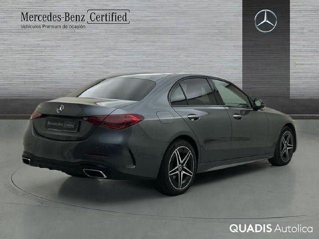 Usado Mercedes C300e AMG line 313 CV (230 kW) 2024 Gris selenita