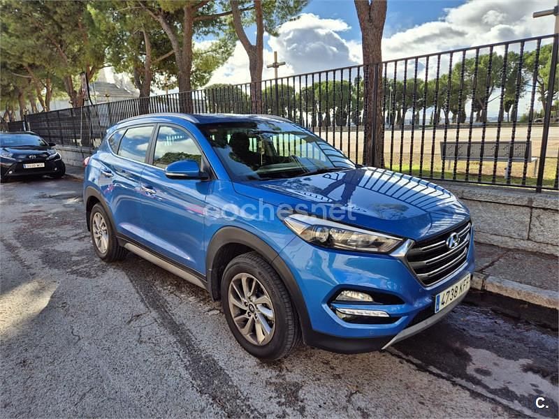 Azul Usado 2017 Hyundai Tucson SUV | 13.500 € (Precio justo) - Imagen 1/4