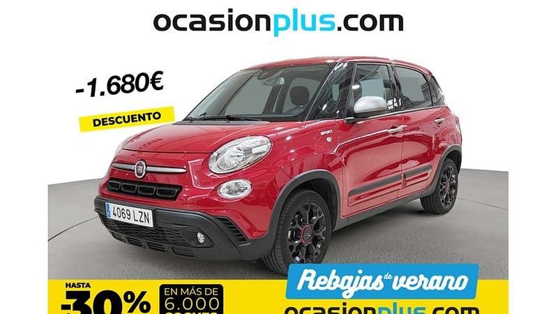 Rojo Usado 2022 Fiat 500L Red Monovolumen | 16.810 € (Un poco caro) - Imagen 1/4