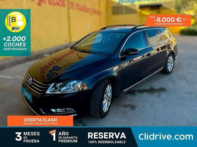 Negro Usado 2014 VW Passat Highline Familiar | 7690 € (Buen precio) - Imagen 1/3