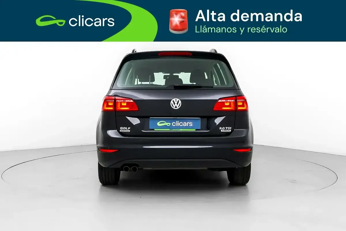 Usado VW Golf Sportsvan Advance 150 CV (110 kW) 2014 Negro Monovolumen