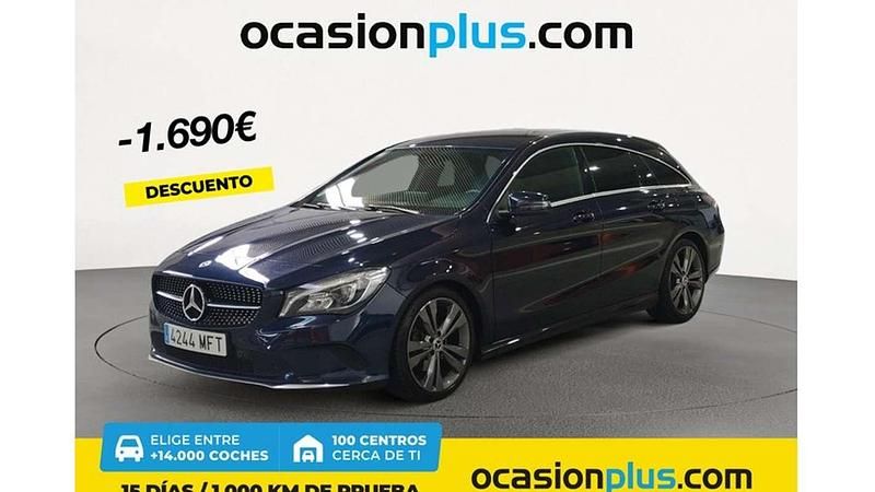 Azul Usado 2018 Mercedes CLA200 Shooting Brake Familiar | 16.900 € (Buen precio) - Imagen 1/4