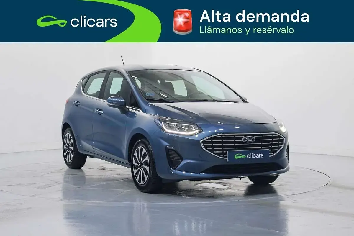 Usado Ford Fiesta Trend 125 CV (91 kW) 2022 Azul Utilitario