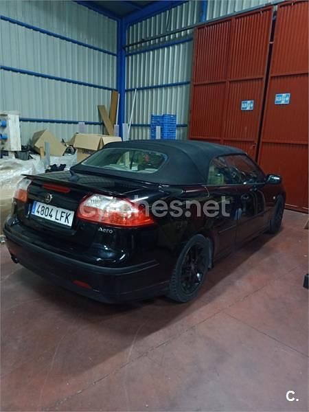 Usado Saab 9-3 Aero 210 CV (154 kW) 2004 Negro Descapotable