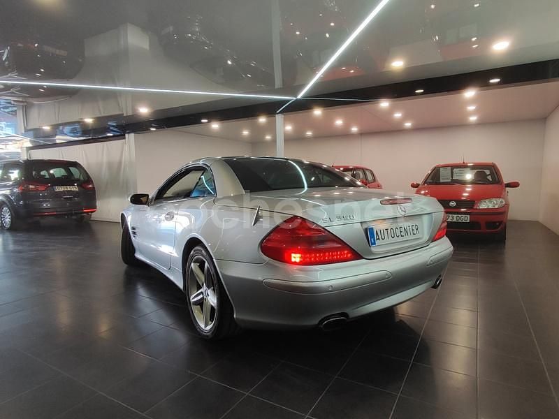 Usado Mercedes SL350 245 CV (180 kW) 2004 Gris / plata Descapotable