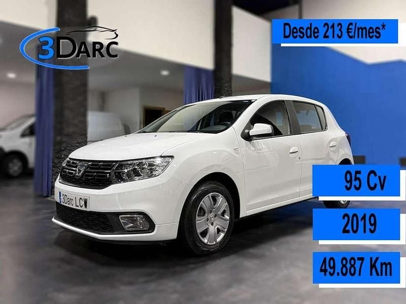 Blanco Usado 2019 Dacia Sandero Comfort Utilitario | 11.591 € (Precio justo) - Imagen 1/4