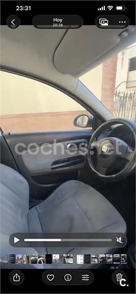Usado Seat Ibiza 100 CV (73 kW) 2002 Gris / plata Berlina