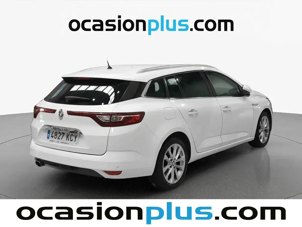 Usado Renault Mégane GrandTour Zen 130 CV (95 kW) 2017 Blanco Familiar