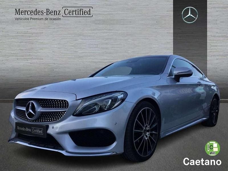 Plateado Usado 2019 Mercedes C220 Coupe | 26.500 € (Super precio) - Imagen 1/4