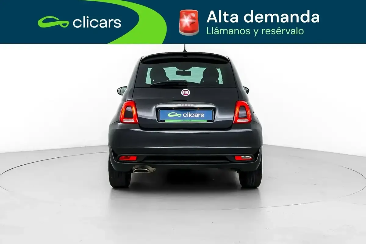 Usado Fiat 500 S 69 CV (50 kW) 2018 Negro Utilitario