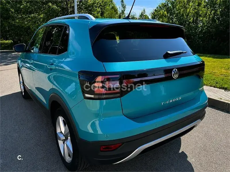 Usado VW T-Cross Sportline 110 CV (80 kW) 2021 Verde SUV