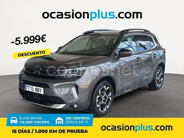 Gris / plata Usado 2023 Citroën C5 Aircross PureTech SUV | 20.890 € (Precio justo) - Imagen 1/4