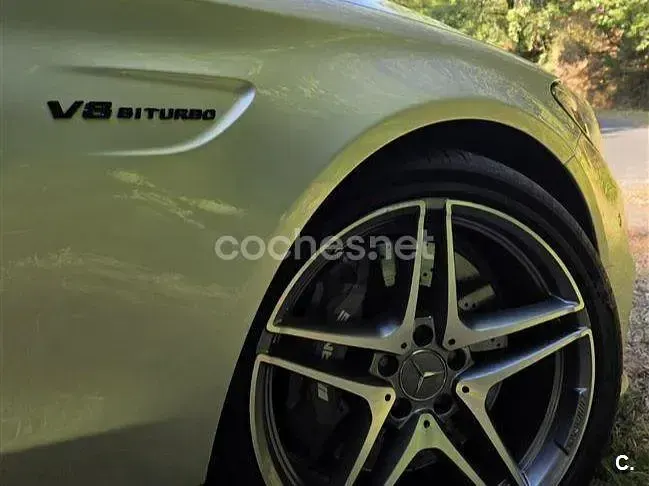 Usado Mercedes C63 AMG 476 CV (350 kW) 2015 Gris / plata Berlina