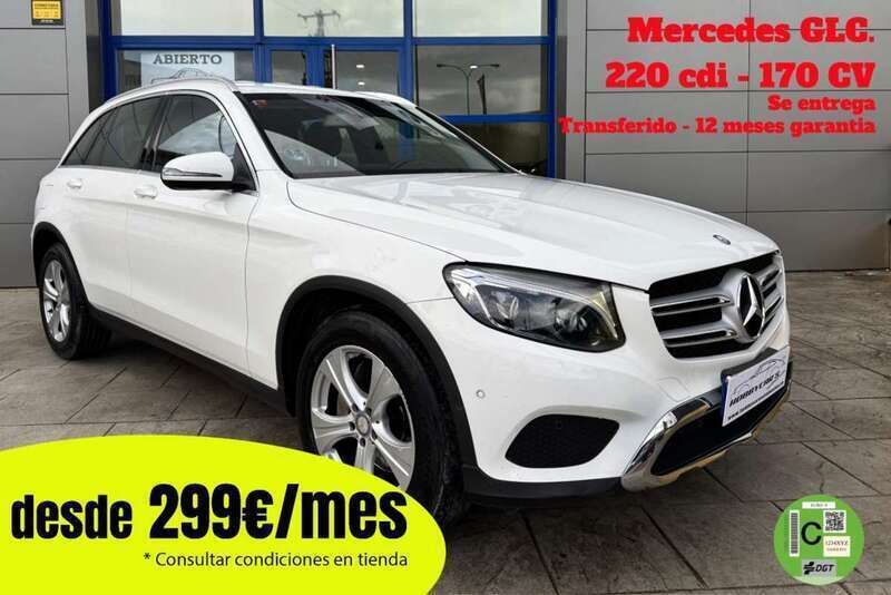 Blanco Usado 2016 Mercedes GLC220 SUV | 24.999 € (Precio justo) - Imagen 1/4