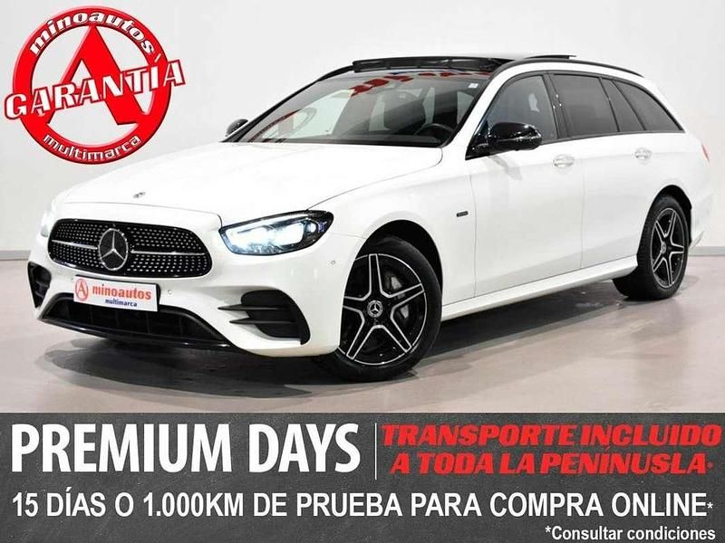 Blanco Usado 2020 Mercedes E300 AMG line Familiar | 36.890 € (Precio justo) - Imagen 1/4