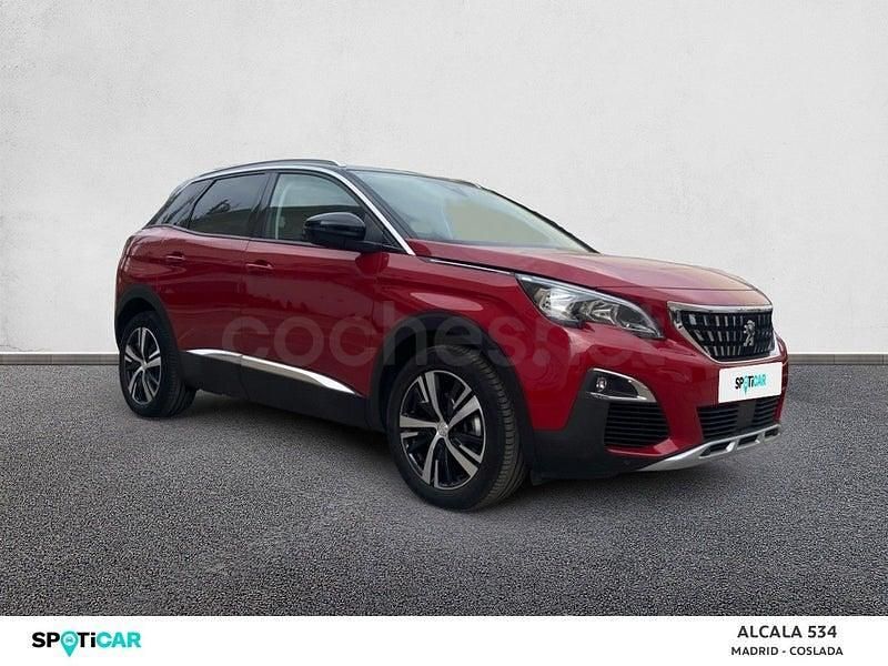 Usado Peugeot 3008 Allure 130 CV (95 kW) 2019 Rojo SUV