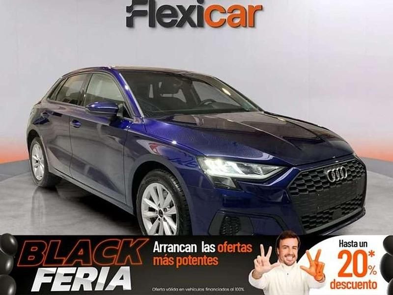 Azul Usado 2020 Audi A3 Sportback Utilitario | 20.190 € (Buen precio) - Imagen 1/4