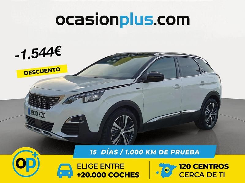 Blanco Usado 2019 Peugeot 3008 GT-line Recogida | 16.990 € (Precio justo) - Imagen 1/4