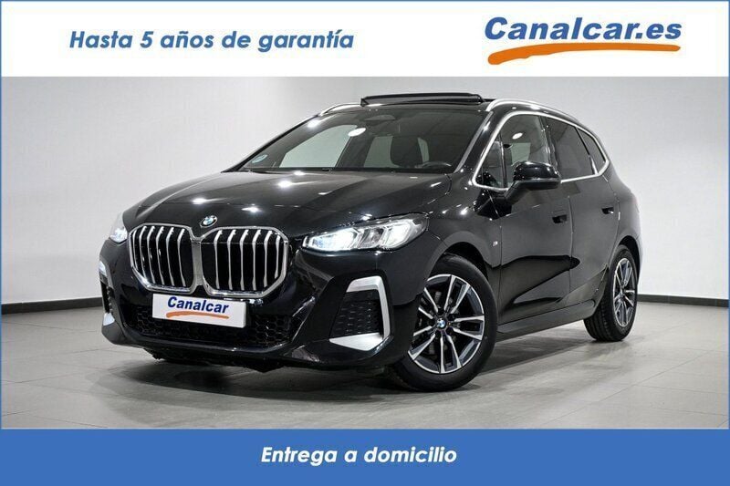 Negro Usado 2024 BMW 218 Active Tourer Sport Line Monovolumen | 31.490 € (Buen precio) - Imagen 1/4