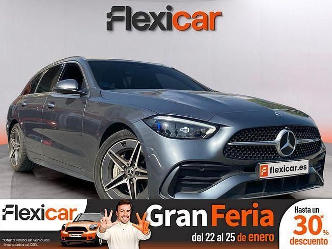 Gris Usado 2022 Mercedes C300e Familiar | 39.990 € (Un poco caro) - Imagen 1/4