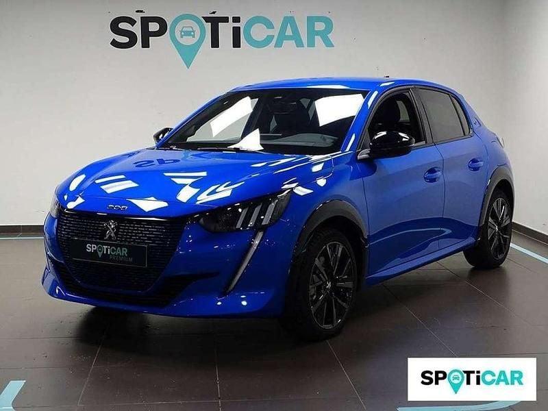 Azul Usado 2023 Peugeot e-208 GT Utilitario | 16.500 € (Super precio) - Imagen 1/4