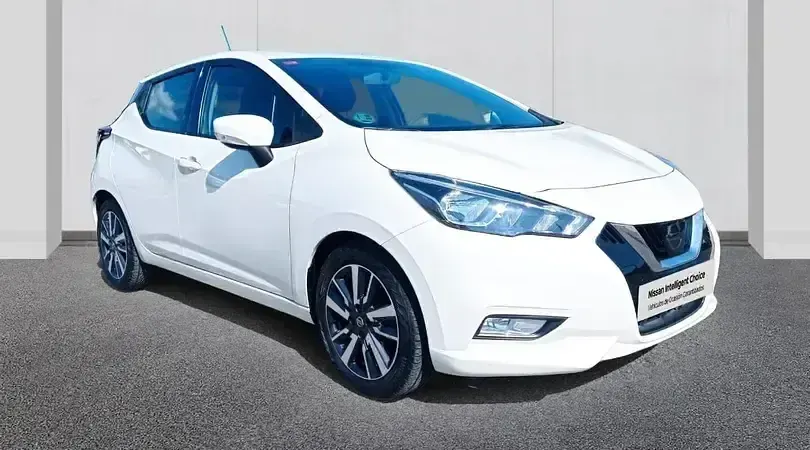 Usado Nissan Micra Acenta 101 CV (74 kW) 2019 Ivory (sólido) Utilitario