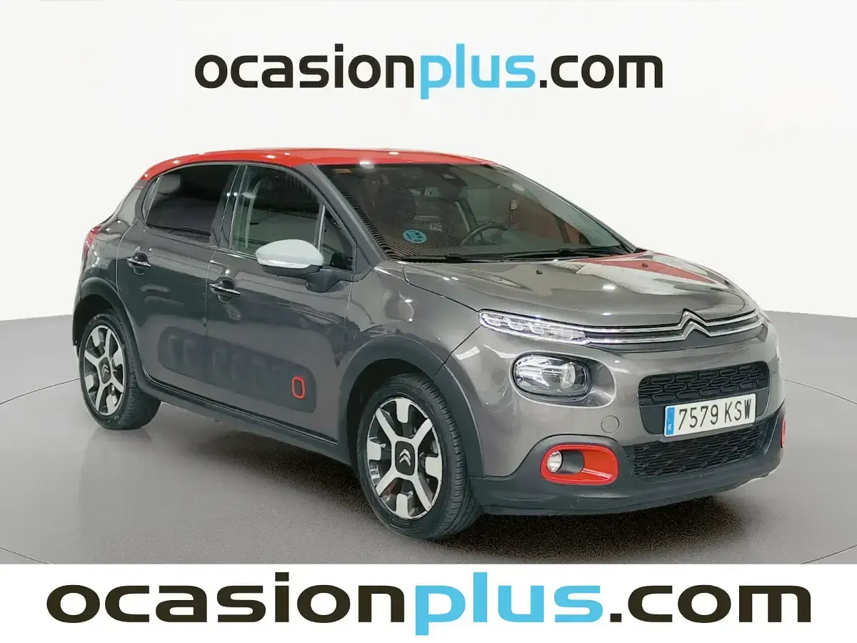 Usado Citroën C3 PureTech 110 CV (80 kW) 2019 Gris Utilitario