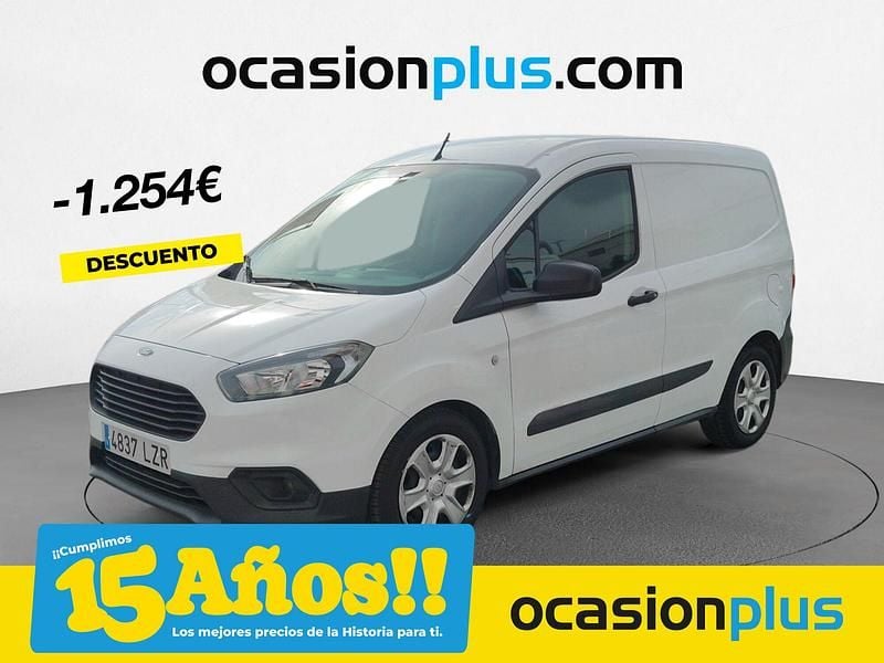 Blanco Usado 2022 Ford Transit Trend Berlina | 13.800 € (Precio justo) - Imagen 1/4