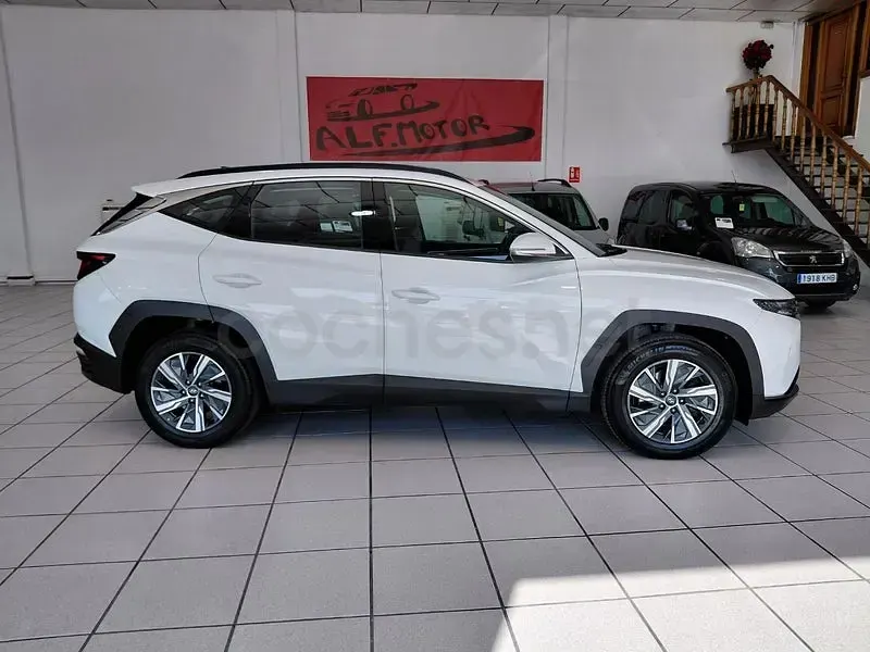 Usado Hyundai Tucson 115 CV (84 kW) 2021 Blanco SUV
