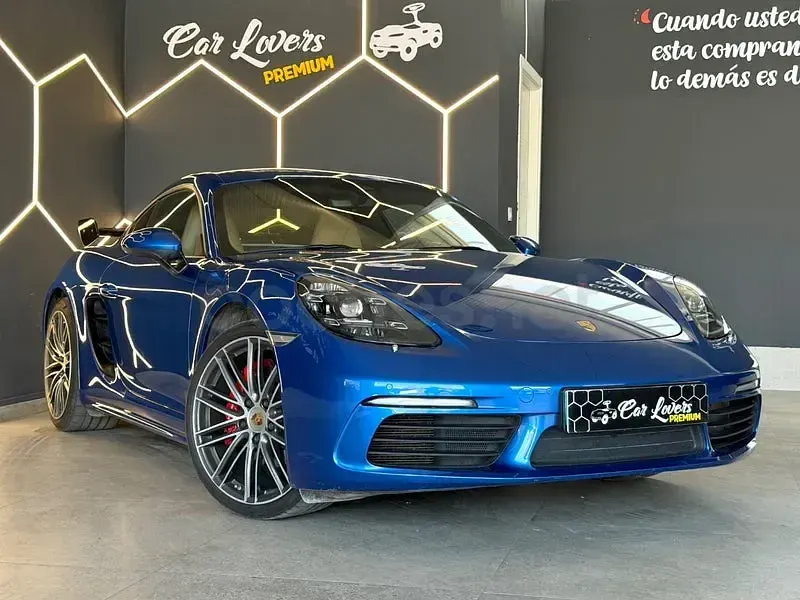 Usado Porsche 718 Cayman S 350 CV (257 kW) 2018 Azul Coupe