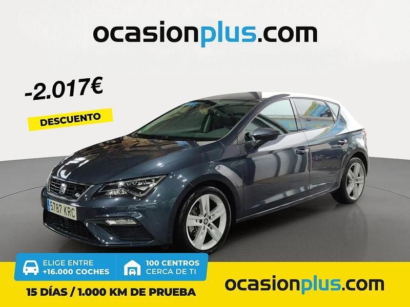 Gris Usado 2018 Seat Leon FR Berlina | 18.450 € (Precio justo) - Imagen 1/4