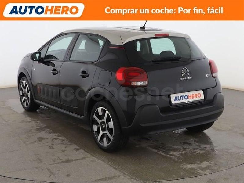 Usado Citroën C3 PureTech 82 CV (60 kW) 2018 Negro Utilitario