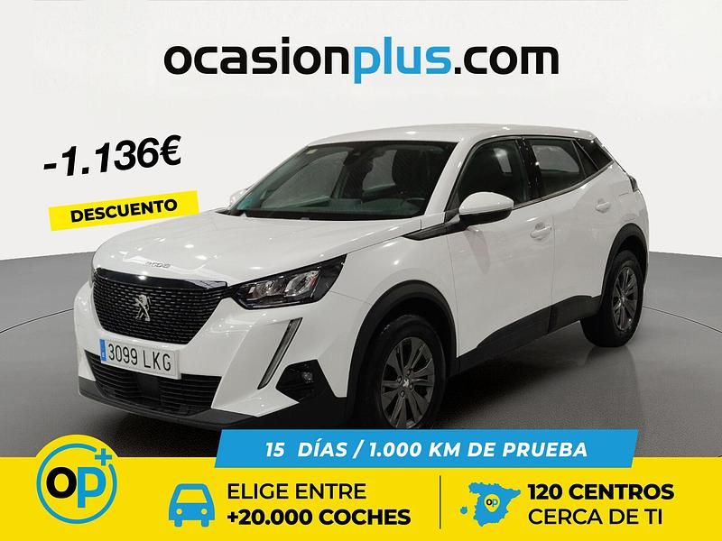 Usado Peugeot 2008 Active 100 CV (73 kW) 2020 Blanco SUV