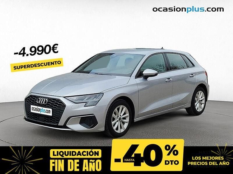 Gris Usado 2023 Audi A3 Advanced Plus Berlina | 24.200 € (Precio justo) - Imagen 1/4
