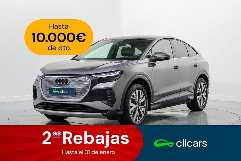 Gris Usado 2022 Audi Q4 Sportback e-tron Advanced Plus SUV | 34.790 € (Precio justo) - Imagen 1/1