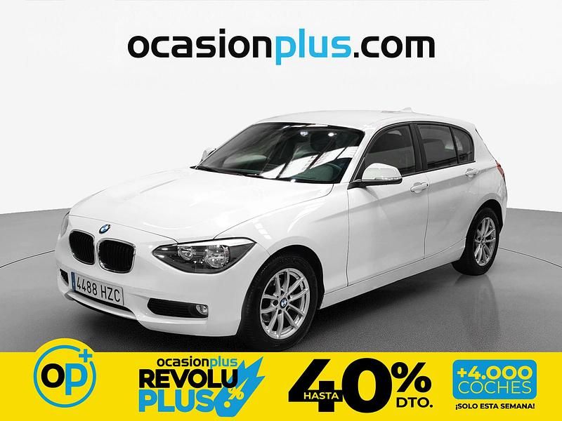 Usado BMW 116 116 CV (85 kW) 2014 Blanco Utilitario