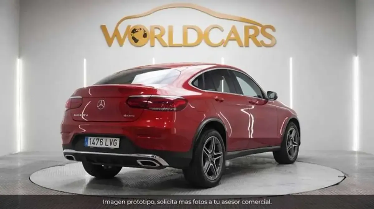 Usado Mercedes GLC220 194 CV (142 kW) 2021 Burdeos SUV