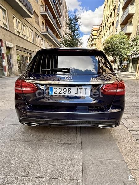 Usado Mercedes C220 Exclusive 170 CV (125 kW) 2016 Azul Familiar