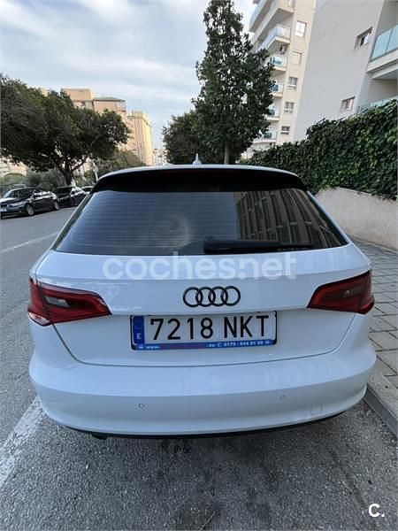 Usado Audi A3 S-Line 110 CV (80 kW) 2014 Blanco Berlina
